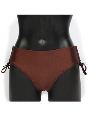 Toonzshop Elani Bikini Bottom Bikini Dames Bruin | EL3715896