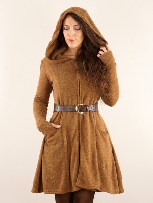 Toonzshop Enchantress Hooded Coat Jassen Dames Rusty | IV7043591