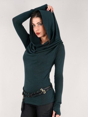 Toonzshop Kali Cowl Neck Sweater Trui Dames Donker | KO1836402