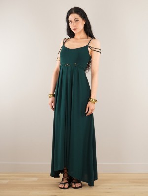 Toonzshop Massaläa Long Dress Jurk Dames Donker | DP7405126