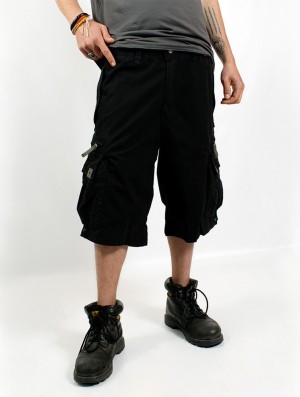 Toonzshop Molecule Cargo Shorts 45020 Korte Broek Heren Zwart | RY5324970