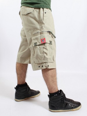 Toonzshop Molecule Cargo Shorts 45020 Korte Broek Heren Beige | RD4590836