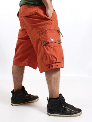 Toonzshop Molecule Cargo Shorts 45020 Korte Broek Heren Oranje | DP8296105