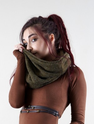 Toonzshop Oöna Snood Scarf Sjaal Dames Groen | SJ7845196