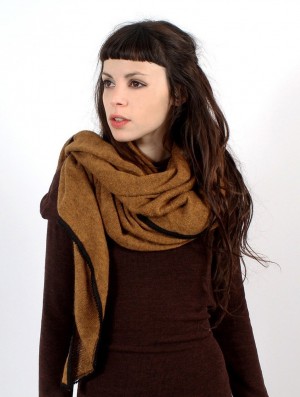 Toonzshop Zahïoo Shawl-scarf Sjaal Dames Bruin | FM0651392