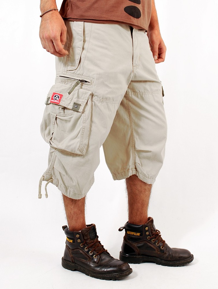 Toonzshop 3/4 Molecule Cargo Pants 45056 Broek Heren Beige | FK9426183