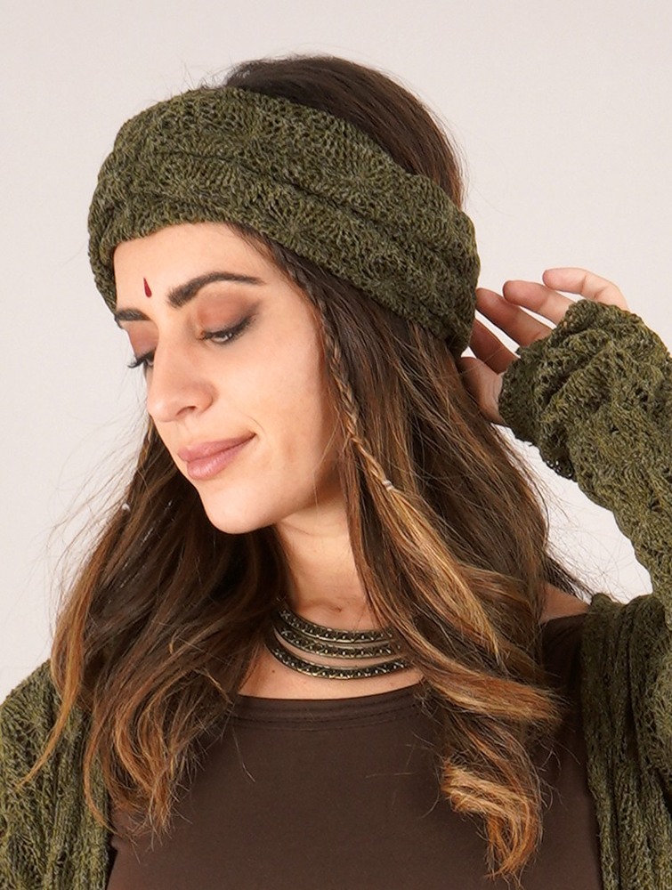 Toonzshop Aikköo Crochet Headband Hoeden Dames Groen | BI5048927