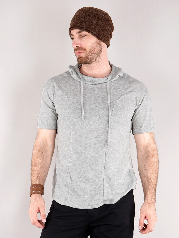 Toonzshop Aldaron Hooded T-shirt T-Shirt Heren Grijs | AV8529637