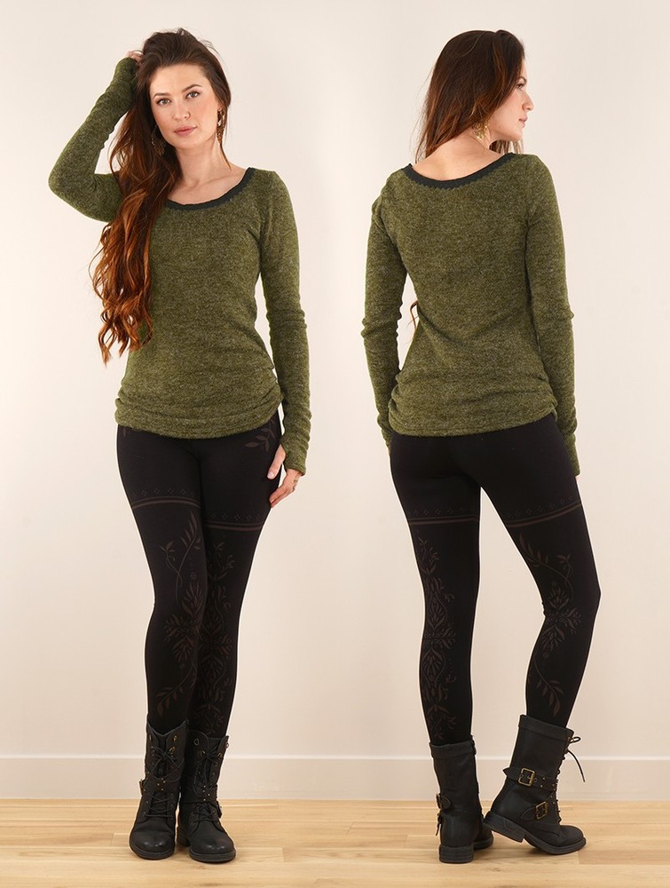 Toonzshop Aëlys Pullover Pullover Dames Groen | XI3827105