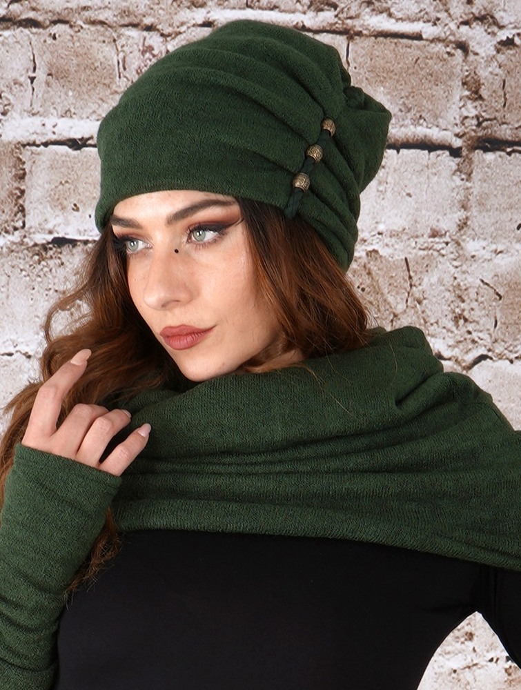 Toonzshop Aslany Beaded Beanie Muts Dames Groen | OT7561289