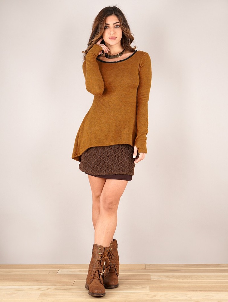 Toonzshop Bohemian Tunic Pullover Pullover Dames Rusty | TS2873061