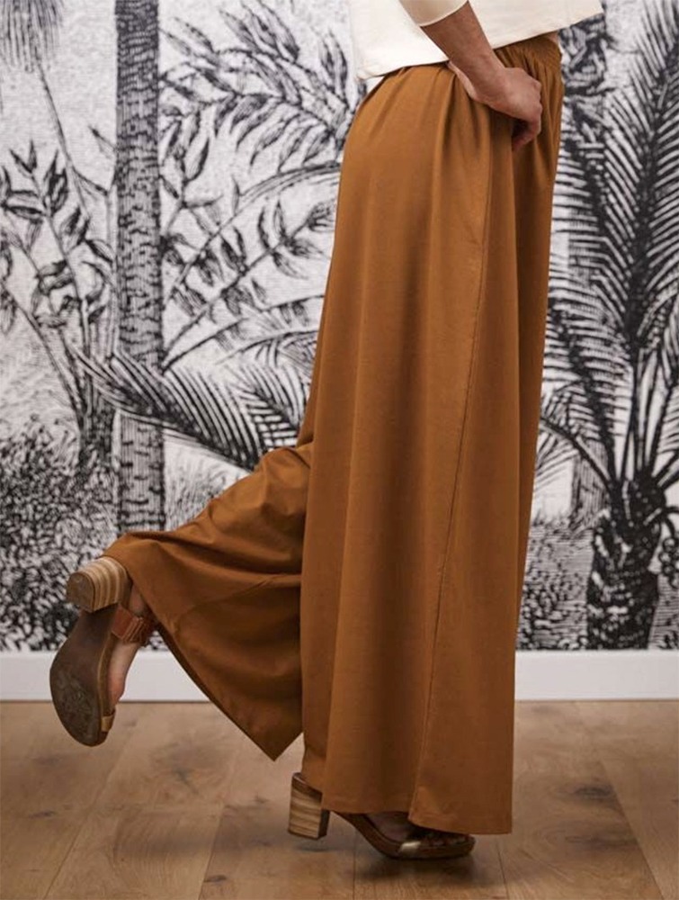 Toonzshop Booh Flared Loose Pants Broek Dames Ochre | NR6518409