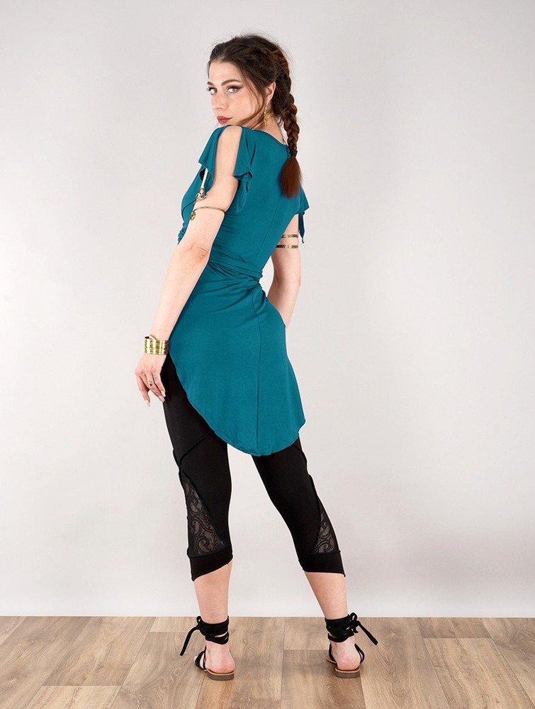 Toonzshop Chainat Tunic Top Topjes Dames Teal | AV7695124