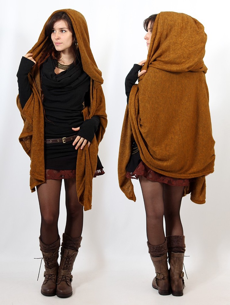 Toonzshop Danae Hooded Cape Poncho's Dames Rusty | MD8056394