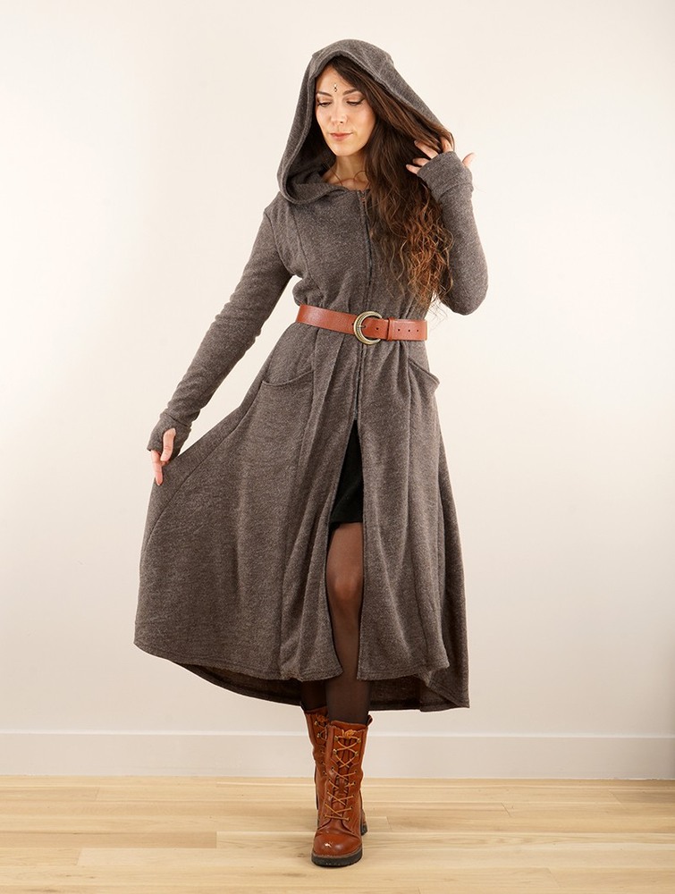 Toonzshop Enchantress Long Hooded Coat Jassen Dames Bruin | LT0791854