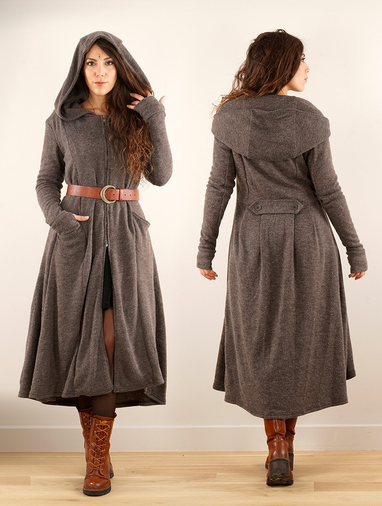 Toonzshop Enchantress Long Hooded Coat Jassen Dames Bruin | LT0791854