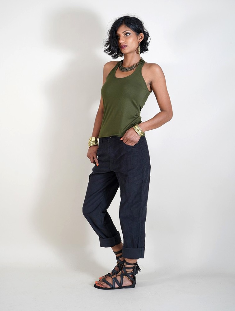 Toonzshop Eneko Sleeveless Top Topjes Dames Groen | CL0268394