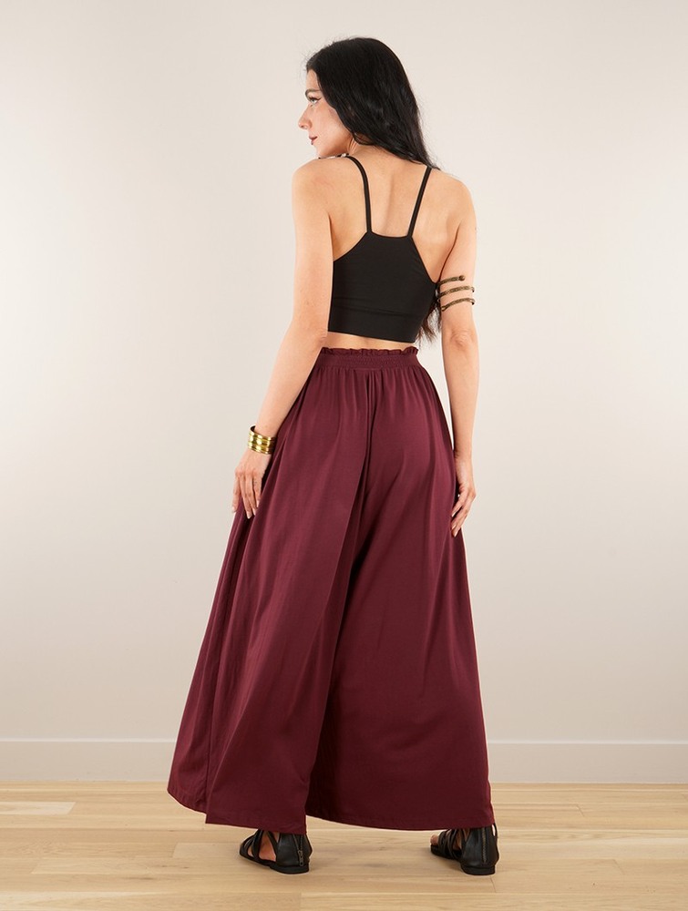 Toonzshop Félise Split Loose Pants Broek Dames Wine | AT4795301