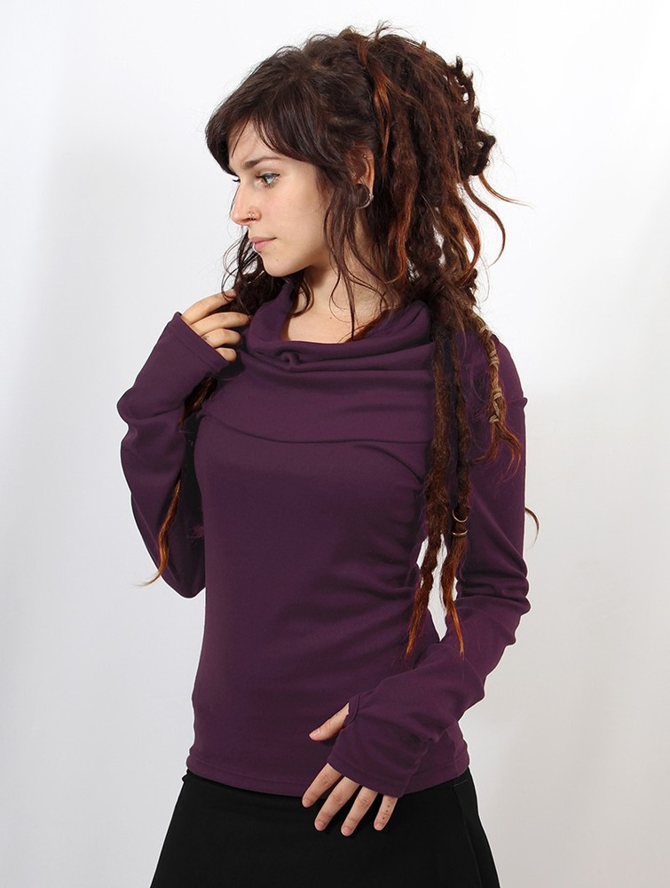 Toonzshop Hatlami Light And Soft Hoodie Hoodie Dames Bordeaux | DI7482539