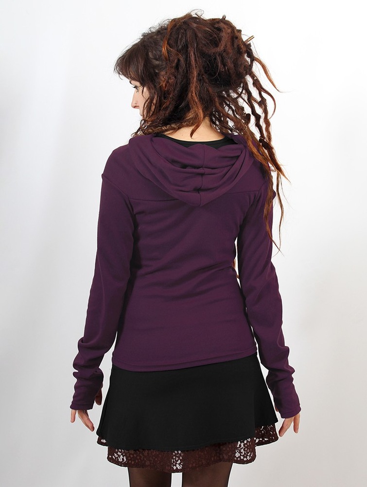 Toonzshop Hatlami Light And Soft Hoodie Hoodie Dames Bordeaux | DI7482539