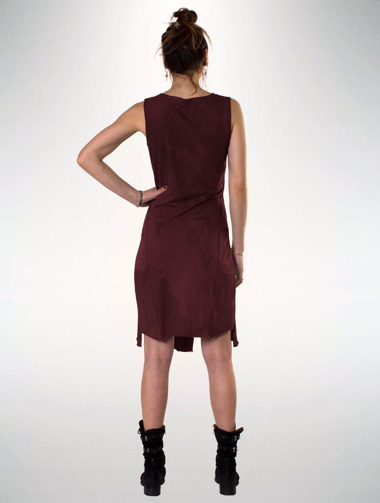 Toonzshop Indira Dress Jurk Dames Wine | OY5367028