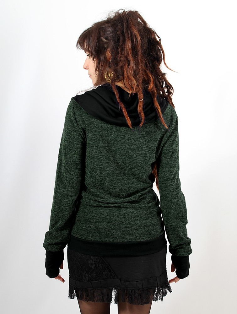 Toonzshop Janjira Pullover Pullover Dames Groen Zwart | LG2931854