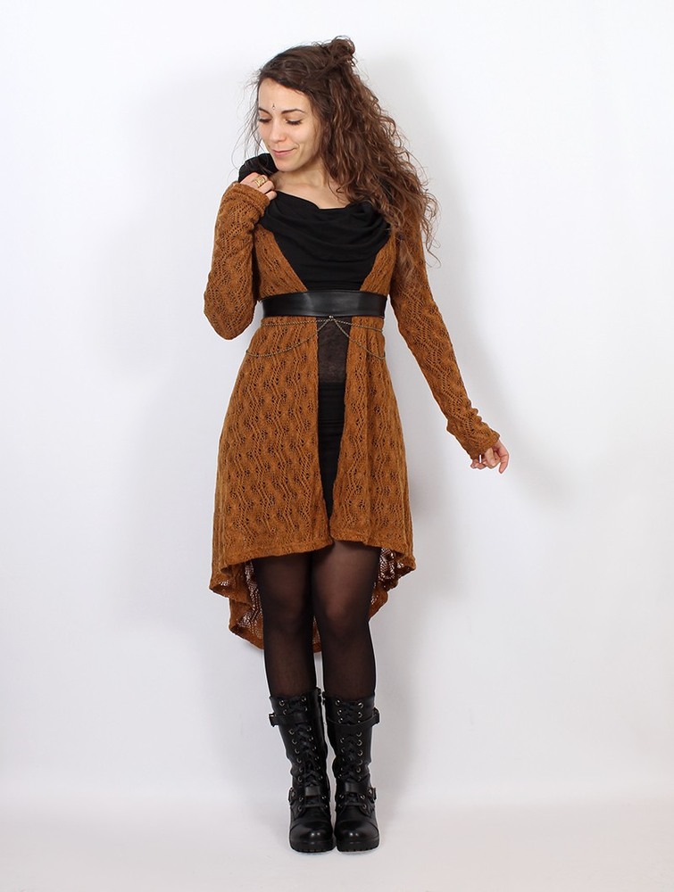 Toonzshop Kalyäa Crochet Cardigan Cardigan Dames Rusty | SO0874529