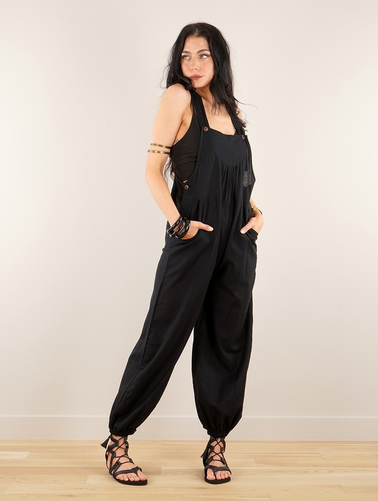 Toonzshop Kamakura Strappy Jumpsuit Jumpsuit Dames Zwart | TP2958346