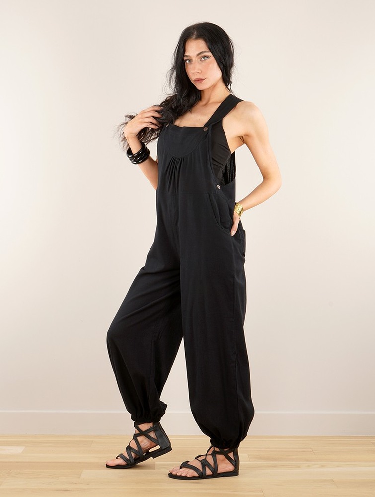 Toonzshop Kamakura Strappy Jumpsuit Jumpsuit Dames Zwart | TP2958346