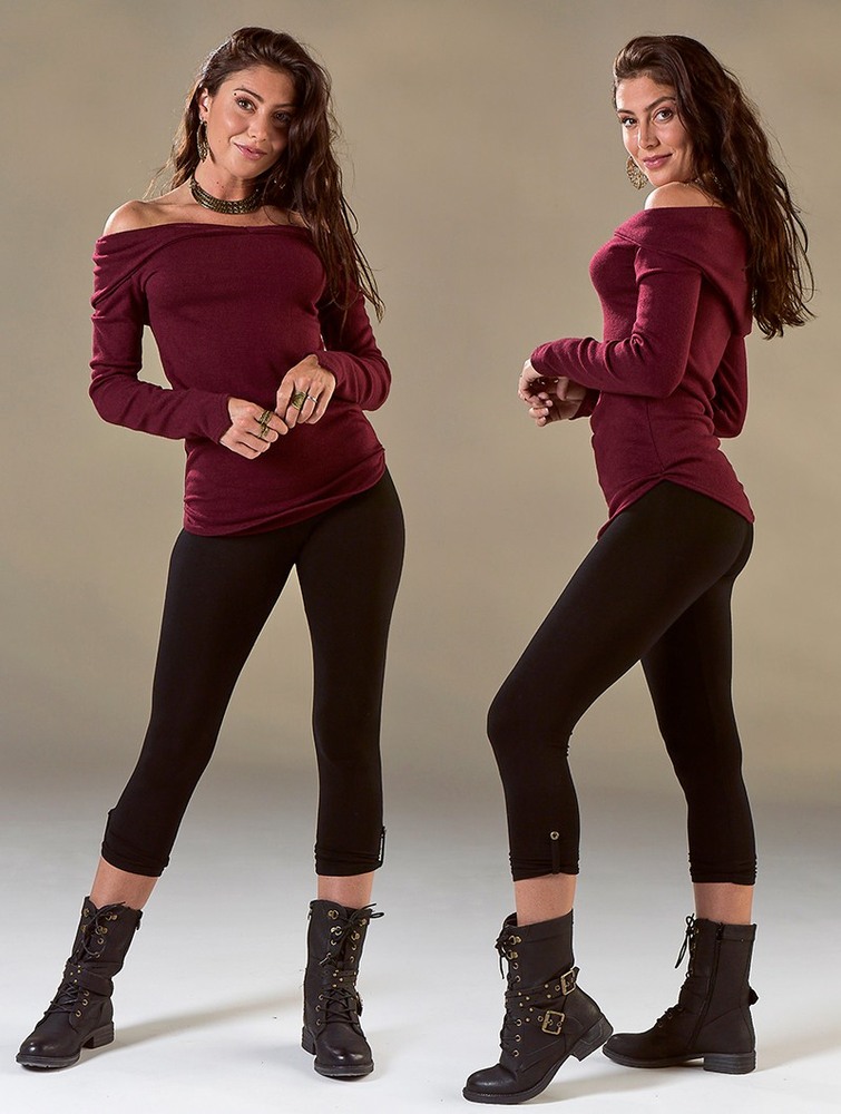 Toonzshop Karmïk Sweater Trui Dames Wine | IR4291685