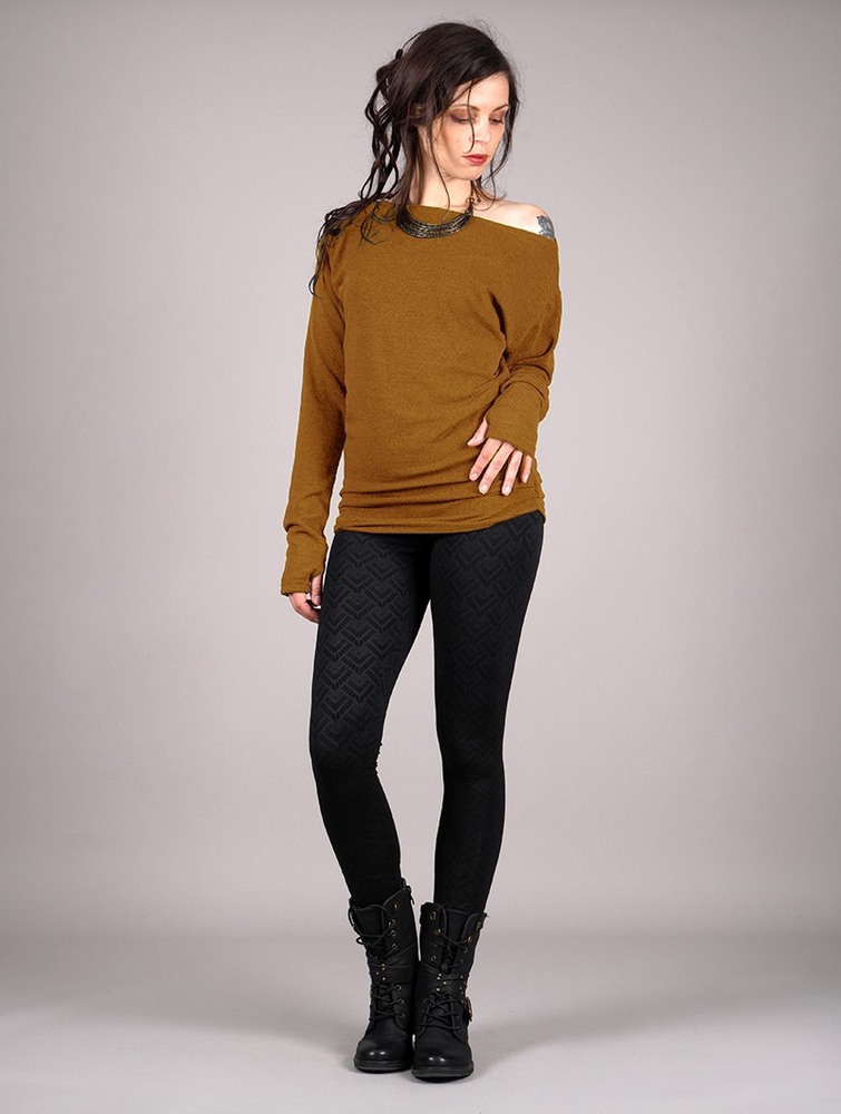 Toonzshop Kayäaz Batwing Sleeve Sweater Trui Dames Rusty | GO4586391