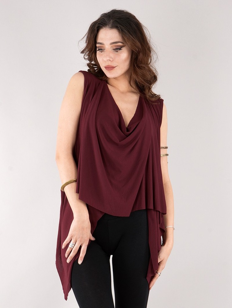 Toonzshop Kihiko Top Topjes Dames Wine | HQ1428506