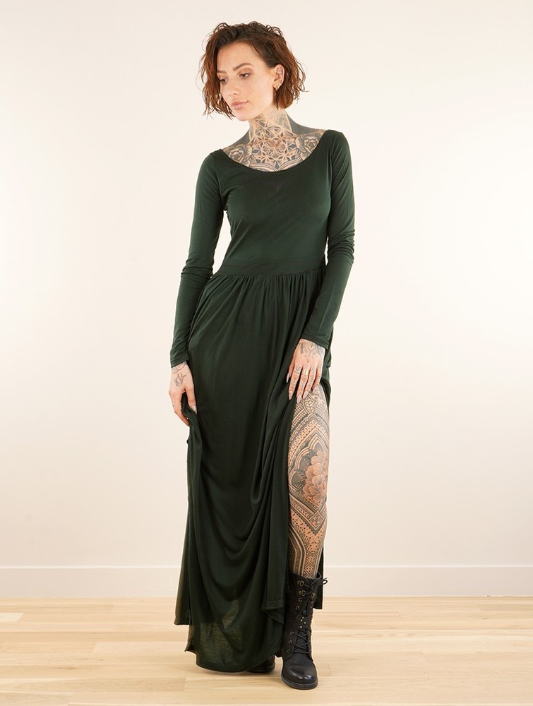 Toonzshop Lotus Artanis Long Sleeve Long Dress Dress Jurk Dames Groen | HV5893410