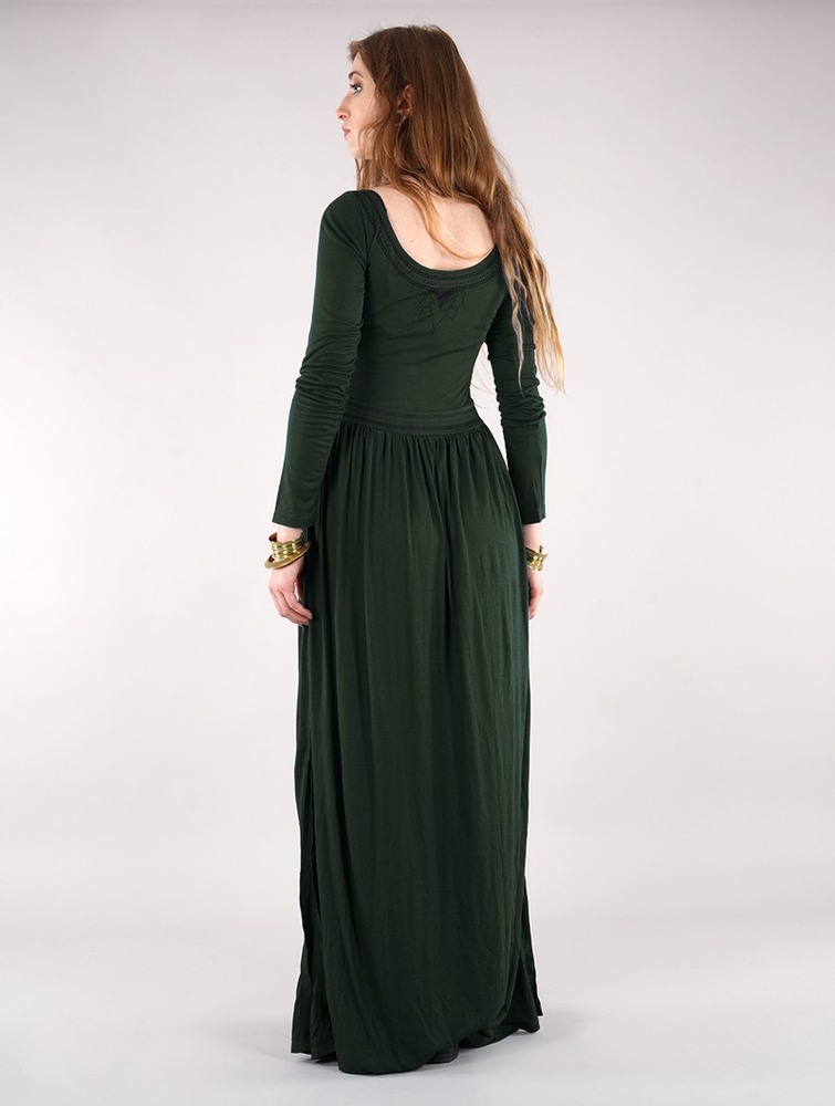 Toonzshop Lotus Artanis Long Sleeve Long Dress Dress Jurk Dames Groen | HV5893410