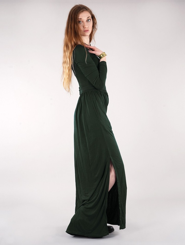 Toonzshop Lotus Artanis Long Sleeve Long Dress Dress Jurk Dames Groen | HV5893410