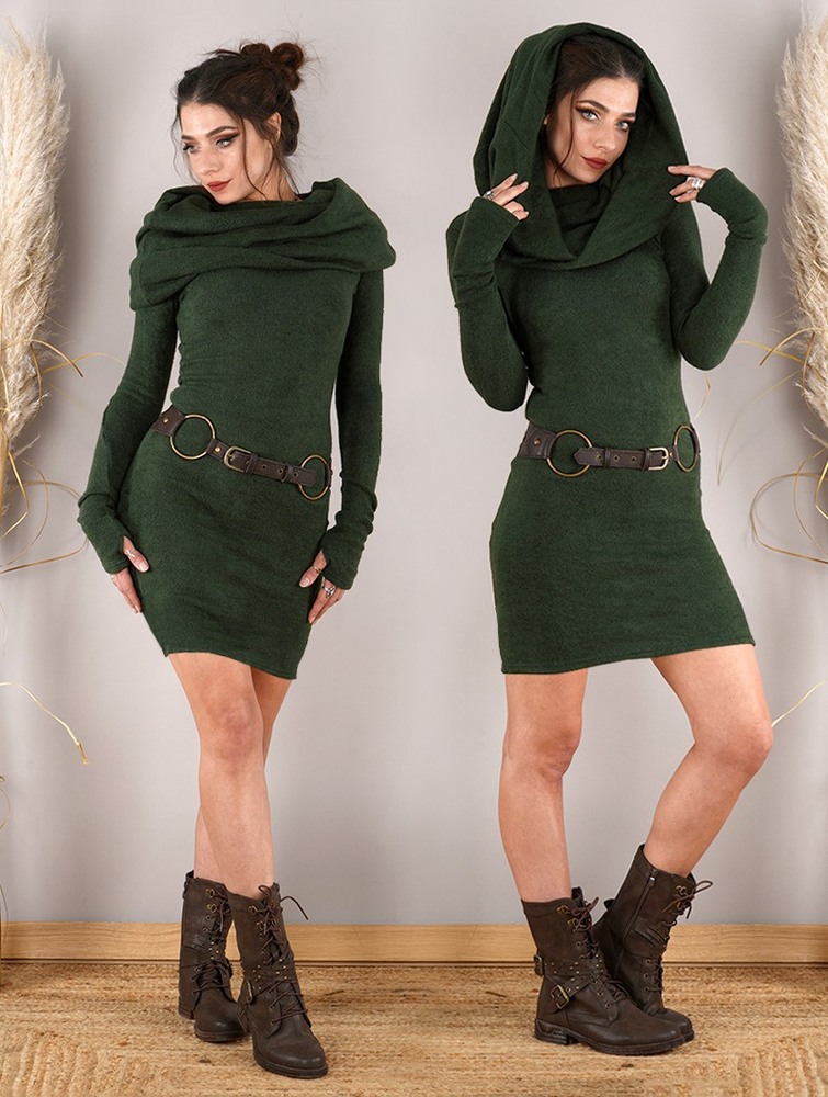 Toonzshop Mantra Sweater Dress Jurk Dames Groen | HN2189067