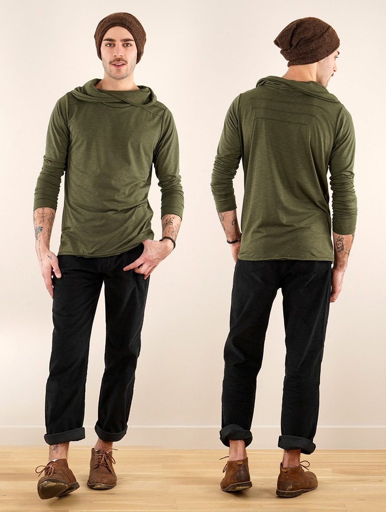 Toonzshop Moëkko Long Sleeved Shirt Overhemd Heren Groen | PI4739058