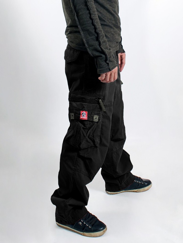 Toonzshop Molecule Cargo Pants 45019 Broek Heren Zwart | JV8256309