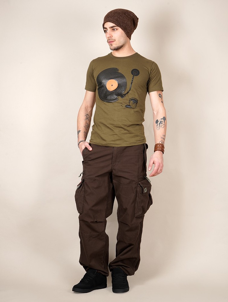 Toonzshop Molecule Cargo Pants 45019 Broek Heren Bruin | JR7984650