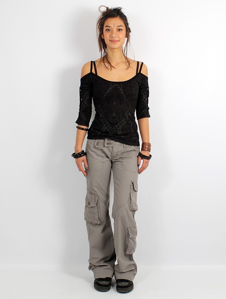 Toonzshop Molecule Cargo Pants 45062 Broek Dames Grijs | FI6738952