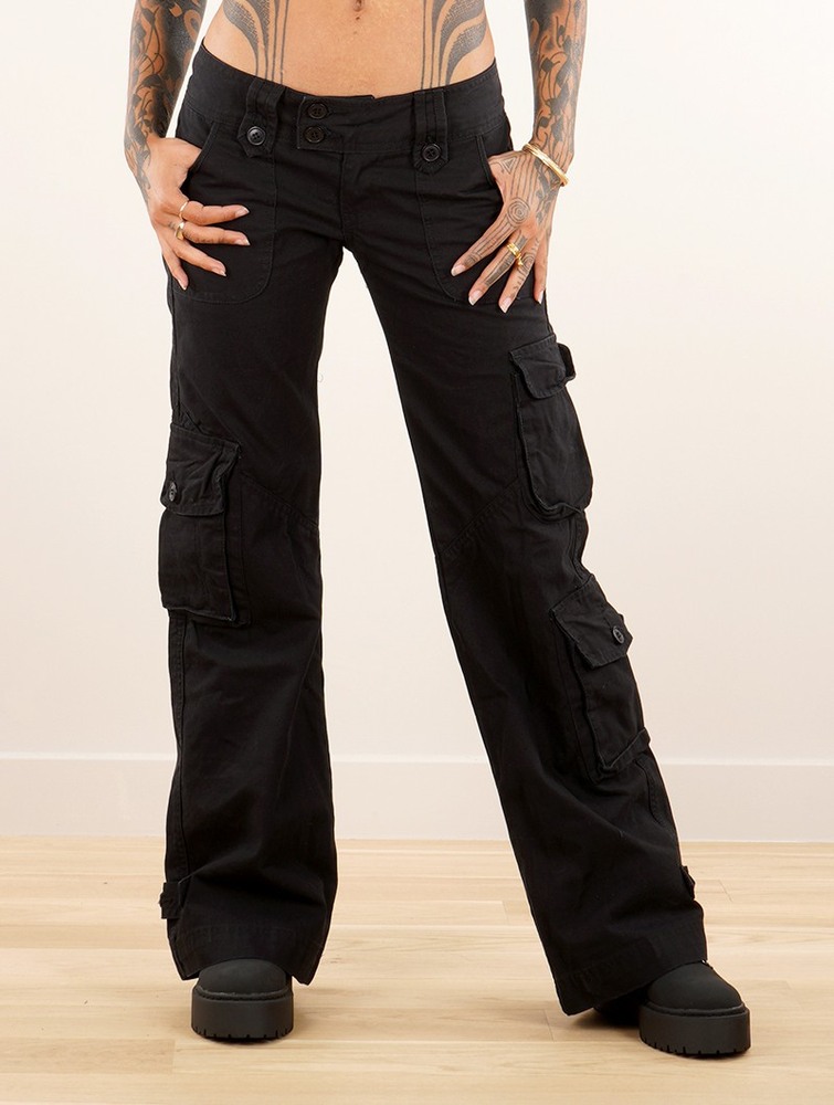 Toonzshop Molecule Cargo Pants 45062 Broek Dames Zwart | XB8720639