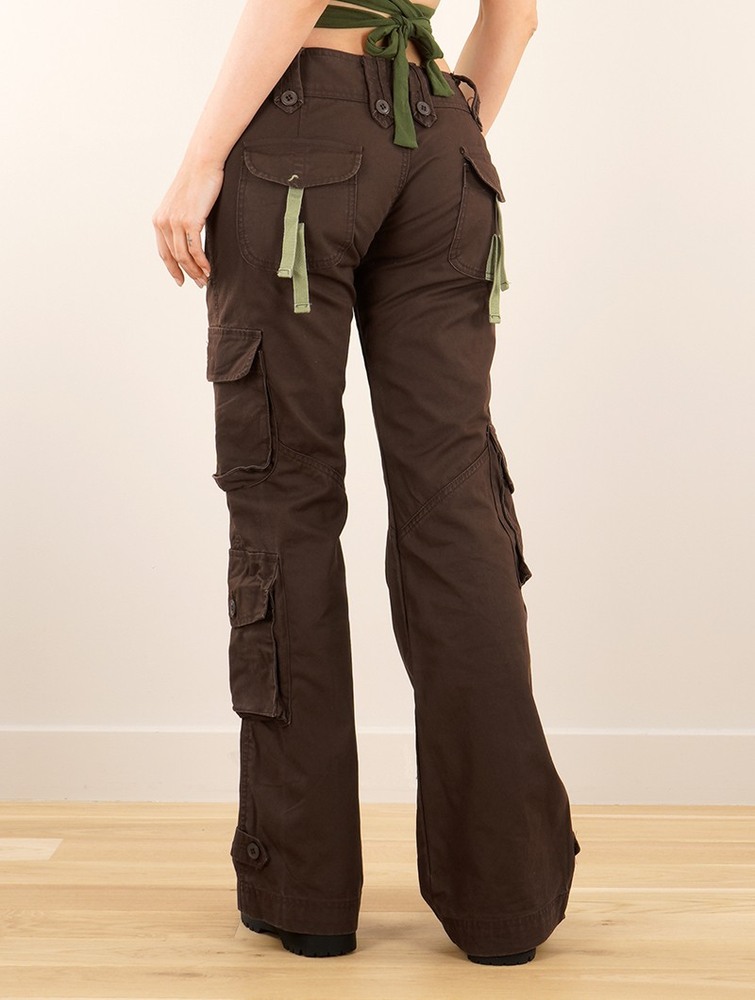 Toonzshop Molecule Cargo Pants 45062 Broek Dames Bruin | OQ7184260