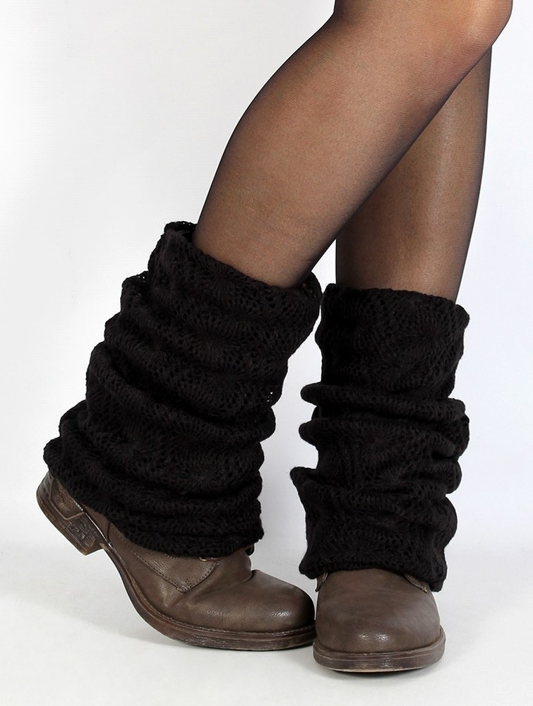 Toonzshop Naïlae Crochet Legwarmers Legwarmer Dames Zwart | XH1264705