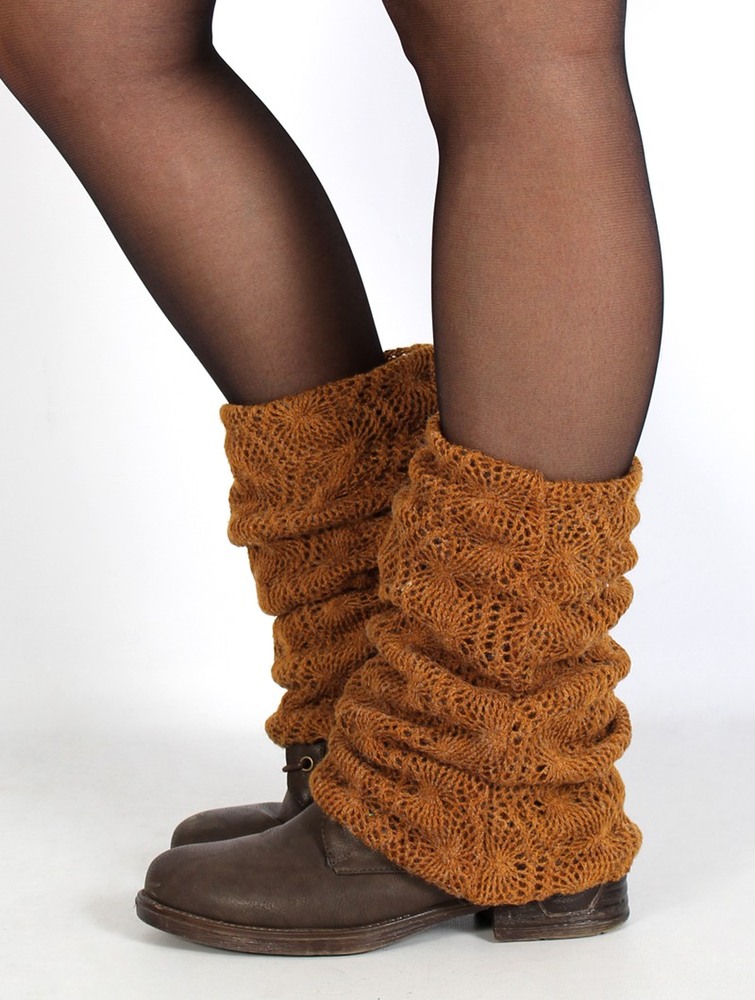 Toonzshop Naïlae Crochet Legwarmers Legwarmer Dames Rusty | GY0321847