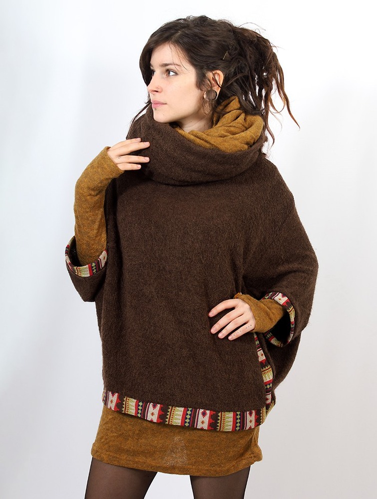 Toonzshop Natcha Poncho Poncho's Dames Bruin | WO0562871