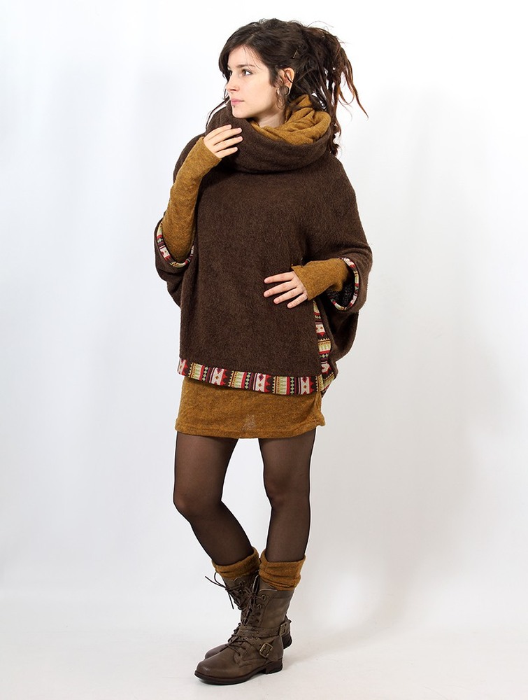 Toonzshop Natcha Poncho Poncho's Dames Bruin | WO0562871