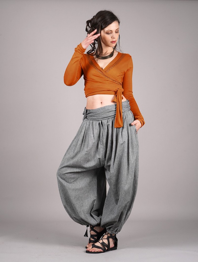 Toonzshop Nayma Harem Pants Broek Dames Grijs | FT3890742