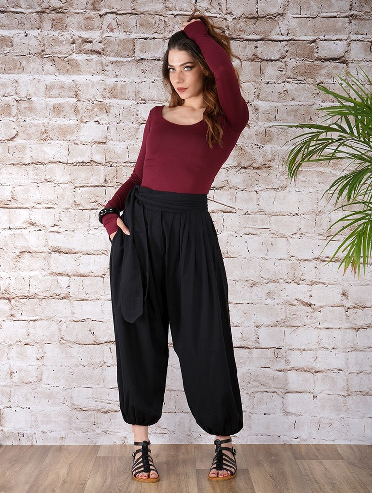 Toonzshop Nayma Harem Pants Broek Dames Zwart | QL8940721