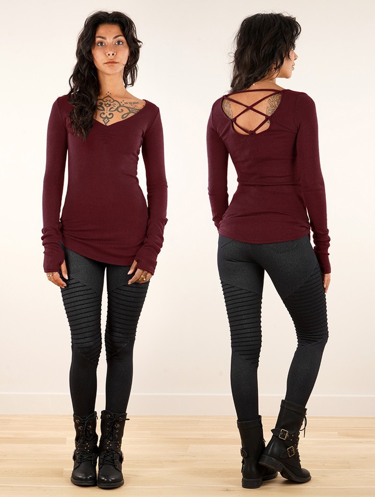 Toonzshop Nikkäa Pullover Pullover Dames Wine | UG7192863