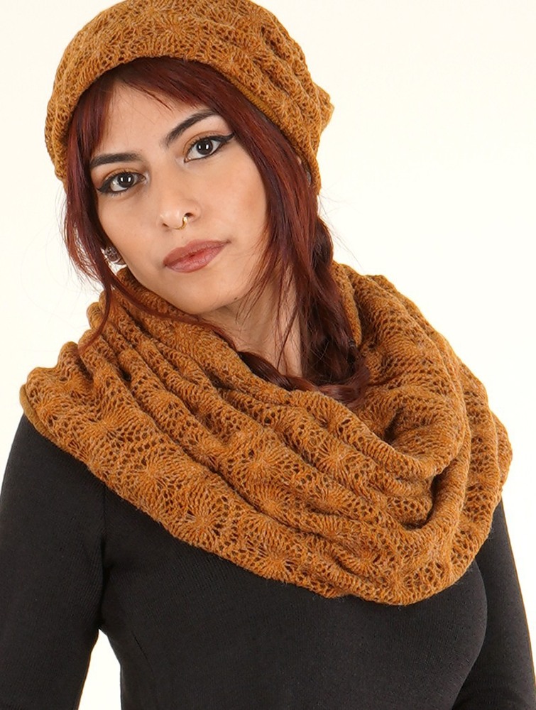 Toonzshop Oöna Crochet Snood Scarf Sjaal Dames Rusty | CY3215894